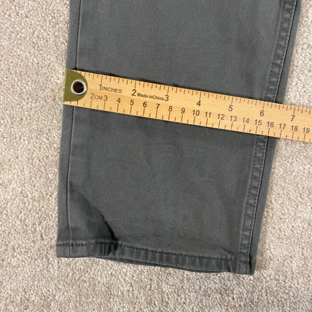 Banana Republic Traveler Pants Mens 31x32 Yosemite Green Slim Fit Twill Chinos